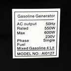 Petrol Powered Portable Electric Generator Power Station