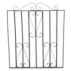 Black Metal Garden Gate Fence Gate