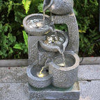 Cascade Solar-powered Water Fountain