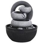 Resin Cascading Water Fountain with LED Light