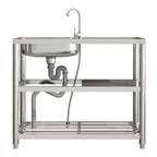 Stainless Steel One Compartment Sink