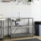 Stainless Steel One Compartment Sink