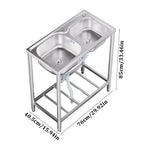 Large Stainless Steel Sink