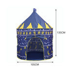 Star and Moon Round Kids Playhouse Home Toy