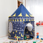 Star and Moon Round Kids Playhouse Home Toy