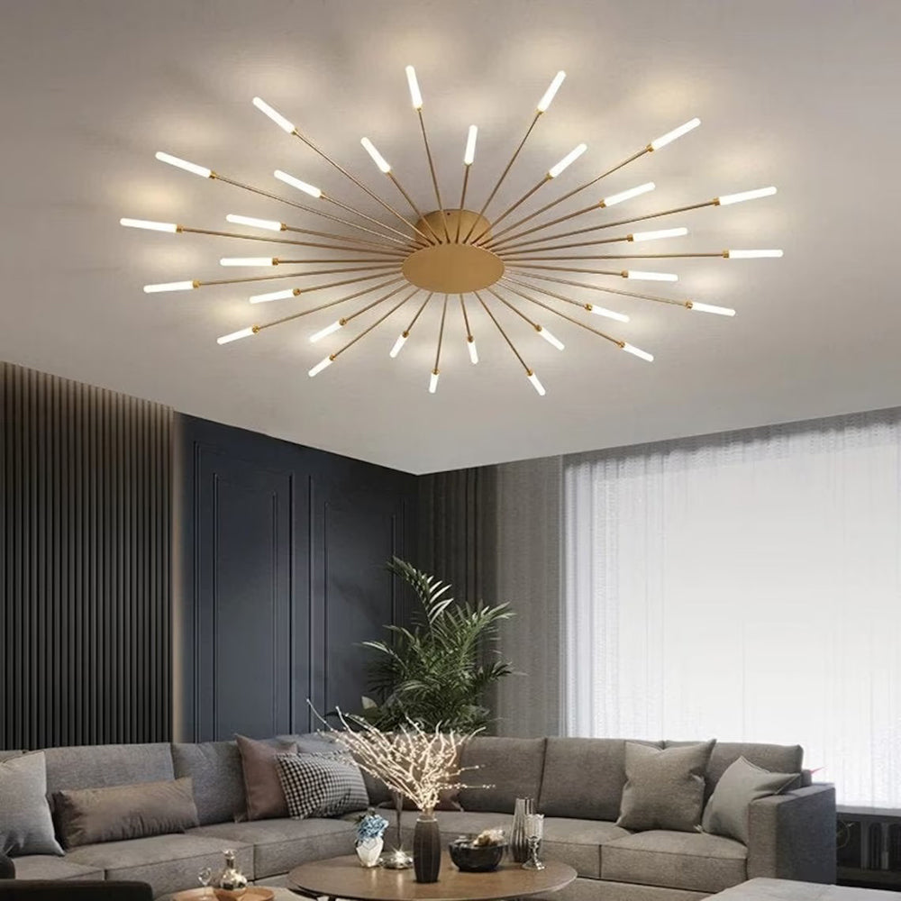 Modern LED chandelier pendant light by DEMOLIGHTS, featuring sleek design and ceiling fixture for contemporary interior lighting.