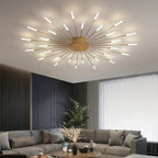 Modern LED chandelier pendant light by DEMOLIGHTS, featuring sleek design and ceiling fixture for contemporary interior lighting.