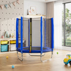 Outdoor Trampoline with Safety Cover Net