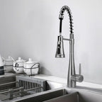 Pre-rinse Pull-Down Swivel Kitchen Faucet