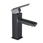 Matte Black Single Handle Stainless Steel Bathroom Tap