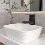 Matte Black Single Handle Stainless Steel Bathroom Tap