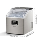 2.2L Ice Maker Machine with LCD Display and Timer