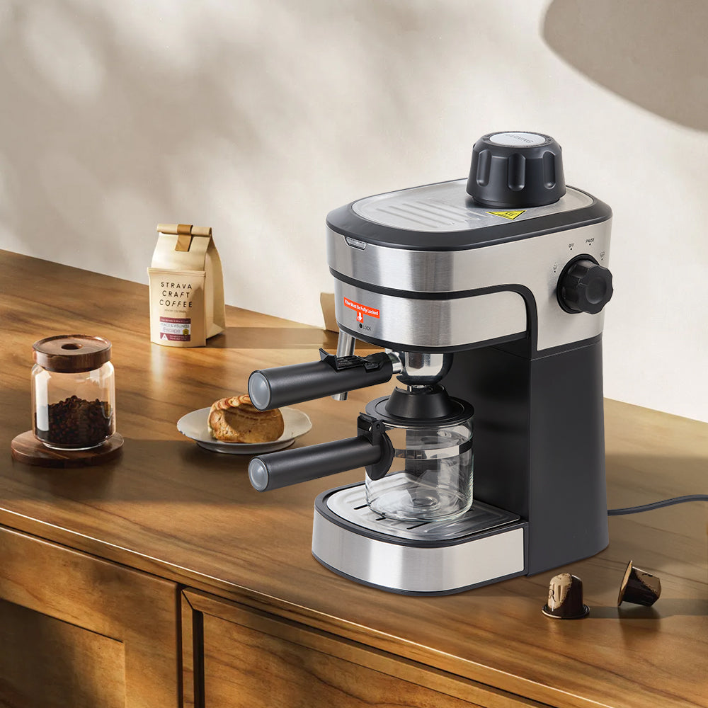 Espresso Coffee Machine with Milk Frother