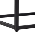 Set of 2 chenille upholstered dining chairs with black metal legs, stylish and comfortable for modern dining rooms.