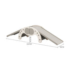 Indoor Climbing Frame Set with Two Dual-Sided Slides
