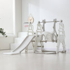 3-in-1 Toddler Swing Slide Set with Basketball Hoop