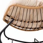 Modern Rocking Chair with Cushion