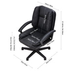 Height-Adjustable Reclining Office Chair