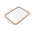 Wall-Mounted Bathroom Adjustable LED Vanity Mirror with Demister
