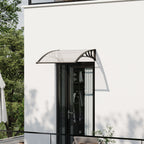 Outdoor Door Canopy Window Awning with Drainage Channel
