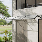 Outdoor Door Canopy Window Awning with Drainage Channel
