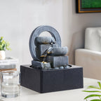 Tabletop Waterfall Fountain with LED Lighting