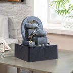 Tabletop Waterfall Fountain with LED Lighting