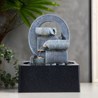 Tabletop Waterfall Fountain with LED Lighting