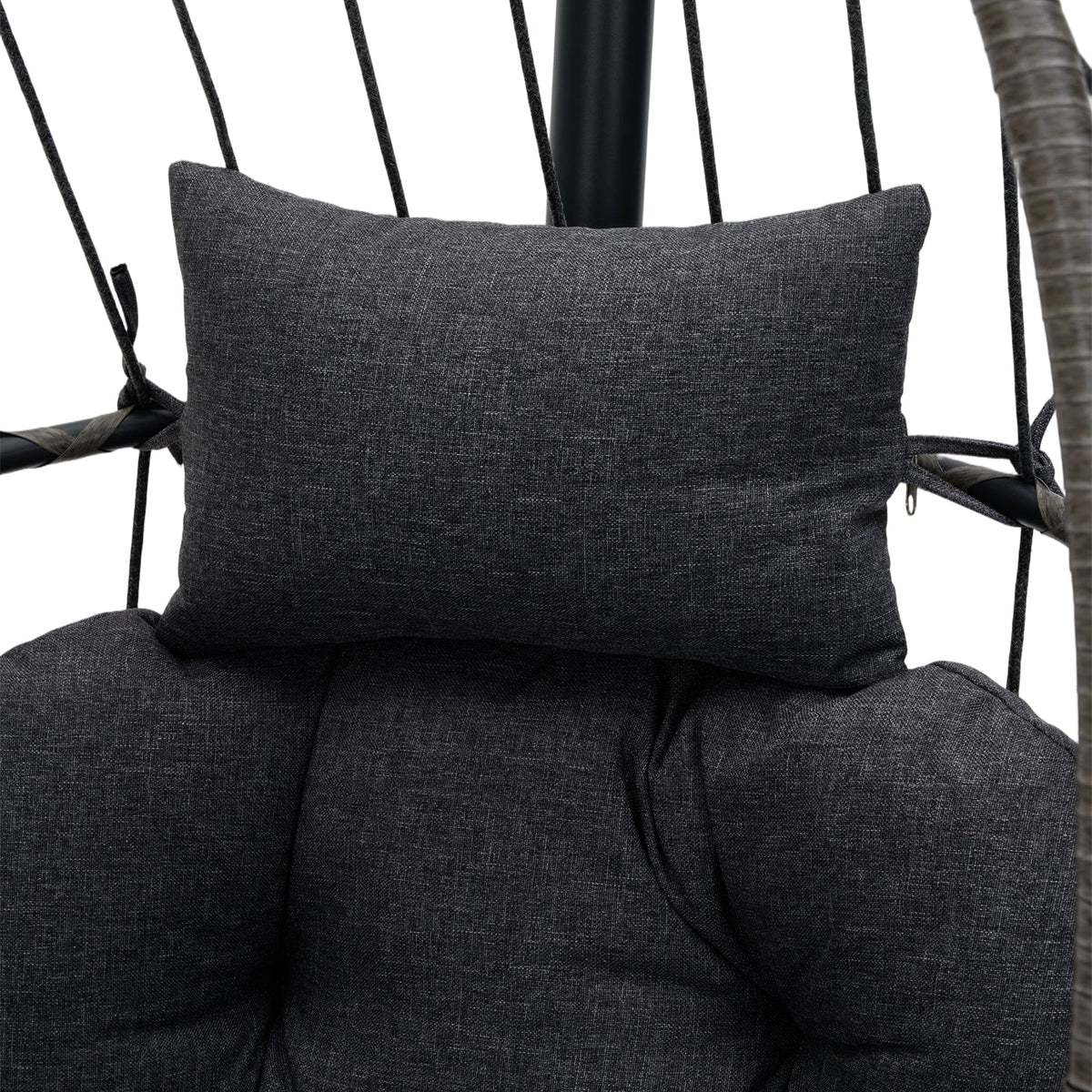 Swing Hanging Egg Chair with Cushion and Headrest