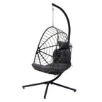 Swing Hanging Egg Chair with Cushion and Headrest