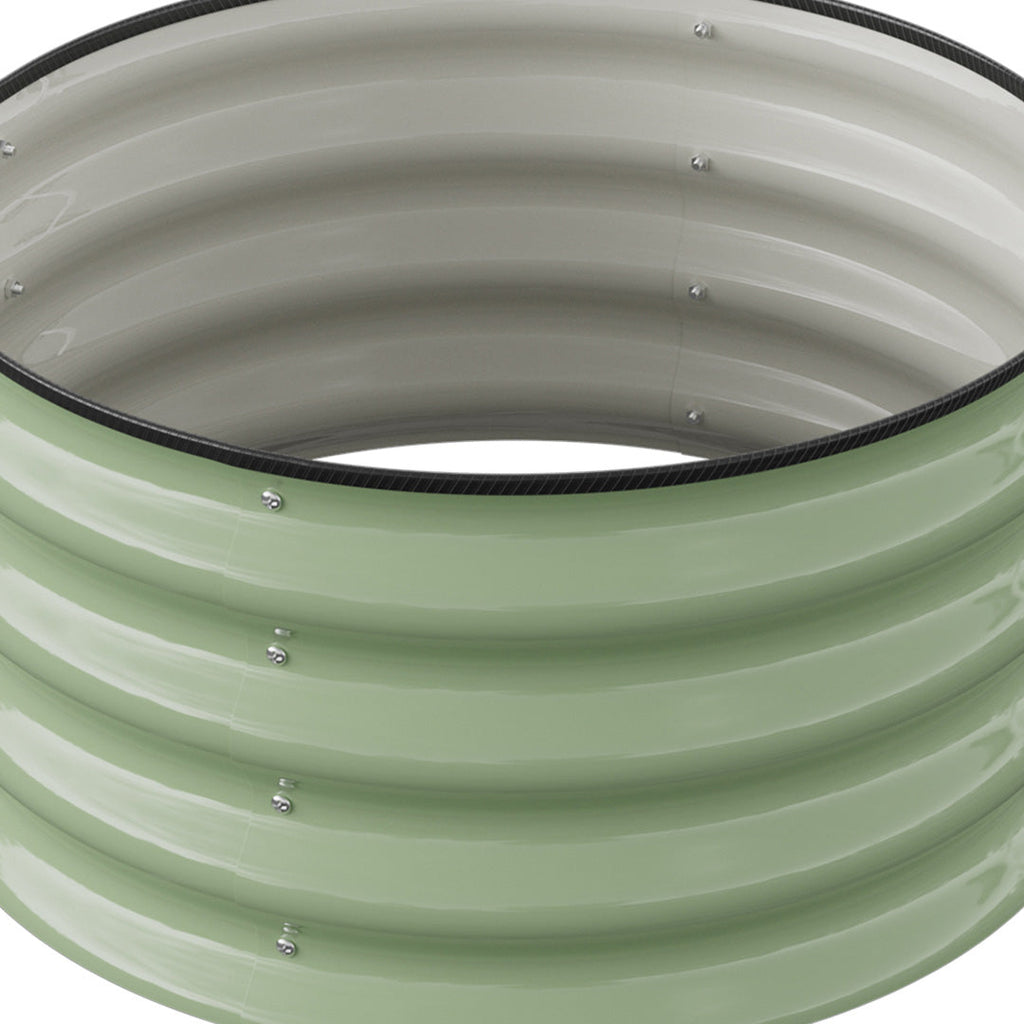 Round Metal Raised Garden Bed