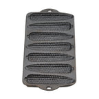 Double-Handled Cast Iron Corn Pan