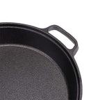 Deep Pre-Seasoned Cast Iron Skillet with Dual Handles