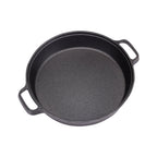 Deep Pre-Seasoned Cast Iron Skillet with Dual Handles