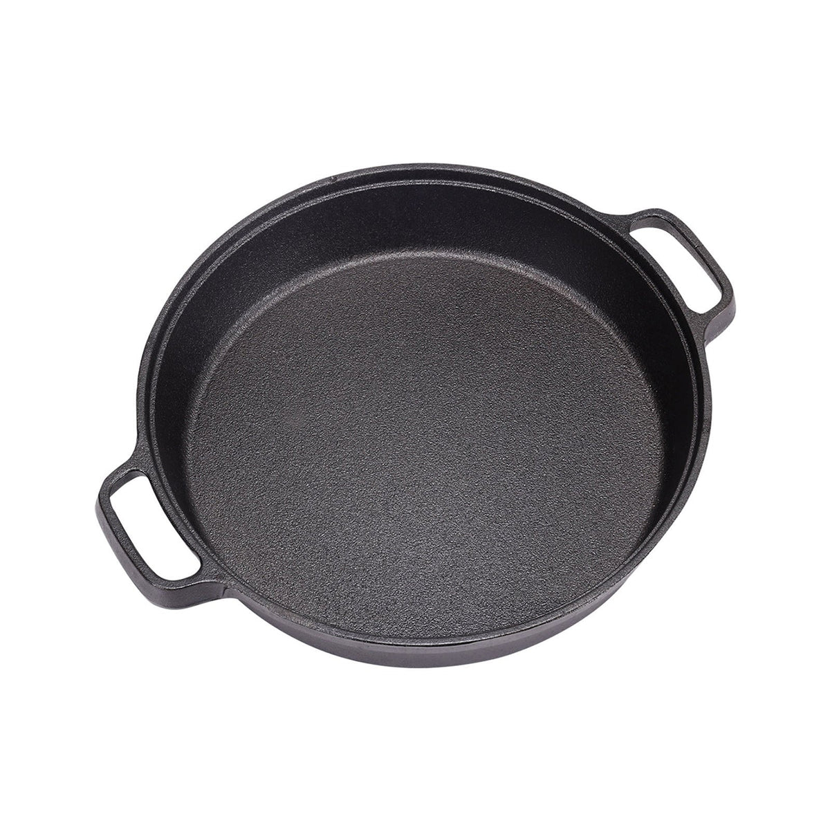 Deep Pre-Seasoned Cast Iron Skillet with Dual Handles