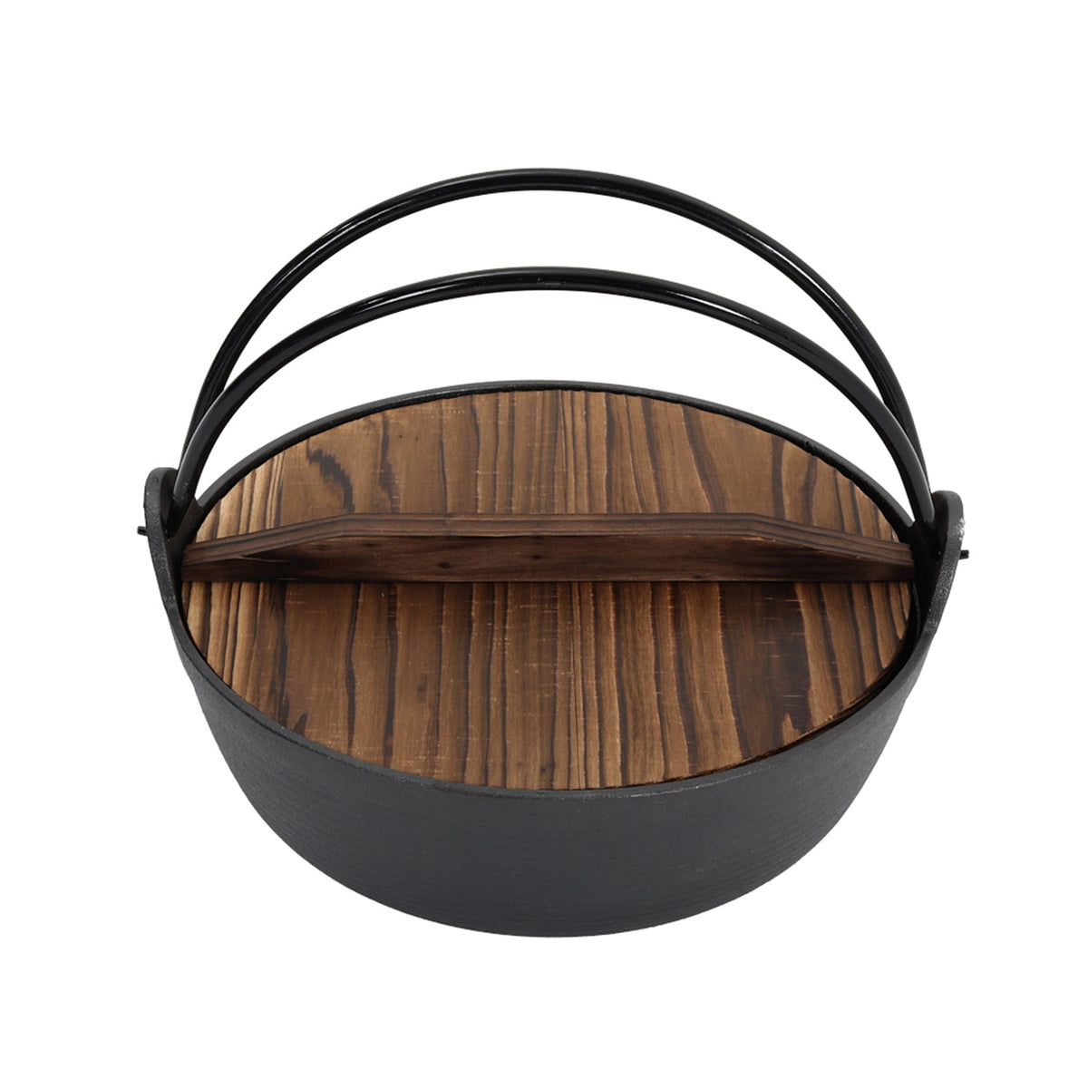 4L Cast Iron Nabe Pot with Double Handles