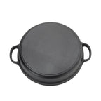 Pre-Seasoned Cast Iron Skillet with Dual Handles