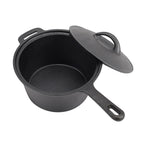 2.5L Pre-Seasoned Cast Iron Saucepan with Lid