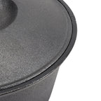 2.5L Pre-Seasoned Cast Iron Saucepan with Lid
