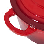2.5L Enameled Cast Iron Saucepan with Lid