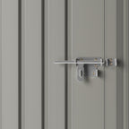 5 x 3 ft Metal Garden Storage Shed with Pent Roof & Padlockable Door