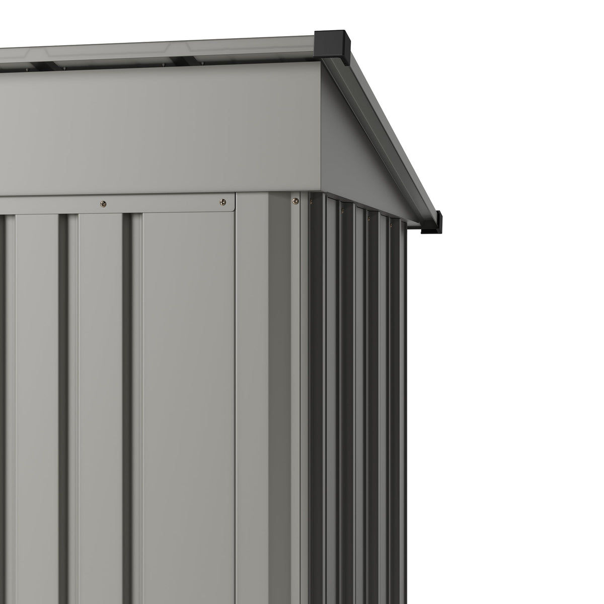 5 x 3 ft Metal Garden Storage Shed with Pent Roof & Padlockable Door