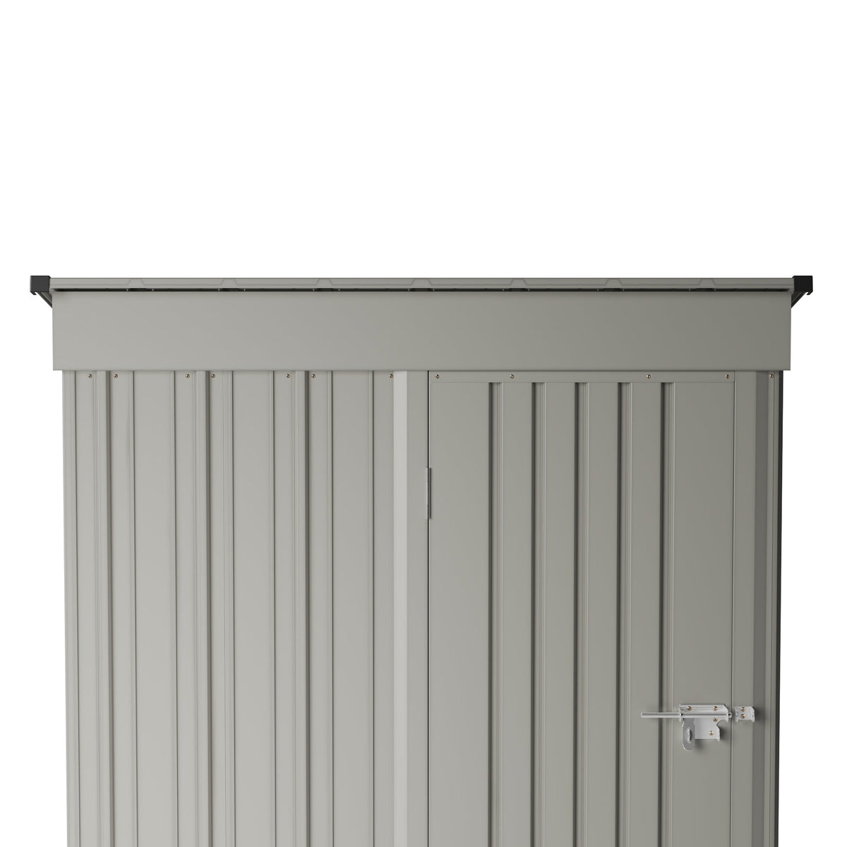 5 x 3 ft Metal Garden Storage Shed with Pent Roof & Padlockable Door