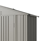 6 x 4 ft Metal Garden Storage Shed with Apex Roof & Double Doors