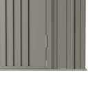 6 x 4 ft Metal Garden Storage Shed with Apex Roof & Double Doors