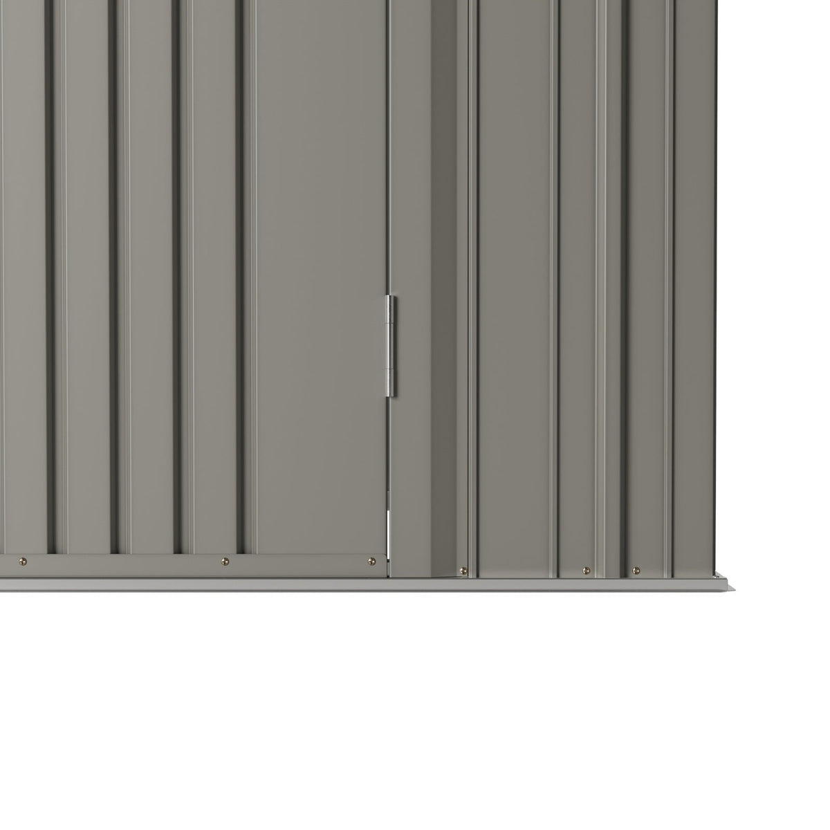 6 x 4 ft Metal Garden Storage Shed with Apex Roof & Double Doors