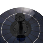 Floating Solar Fountain with Interchangeable Spray Heads