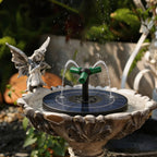 Floating Solar Fountain with Interchangeable Spray Heads