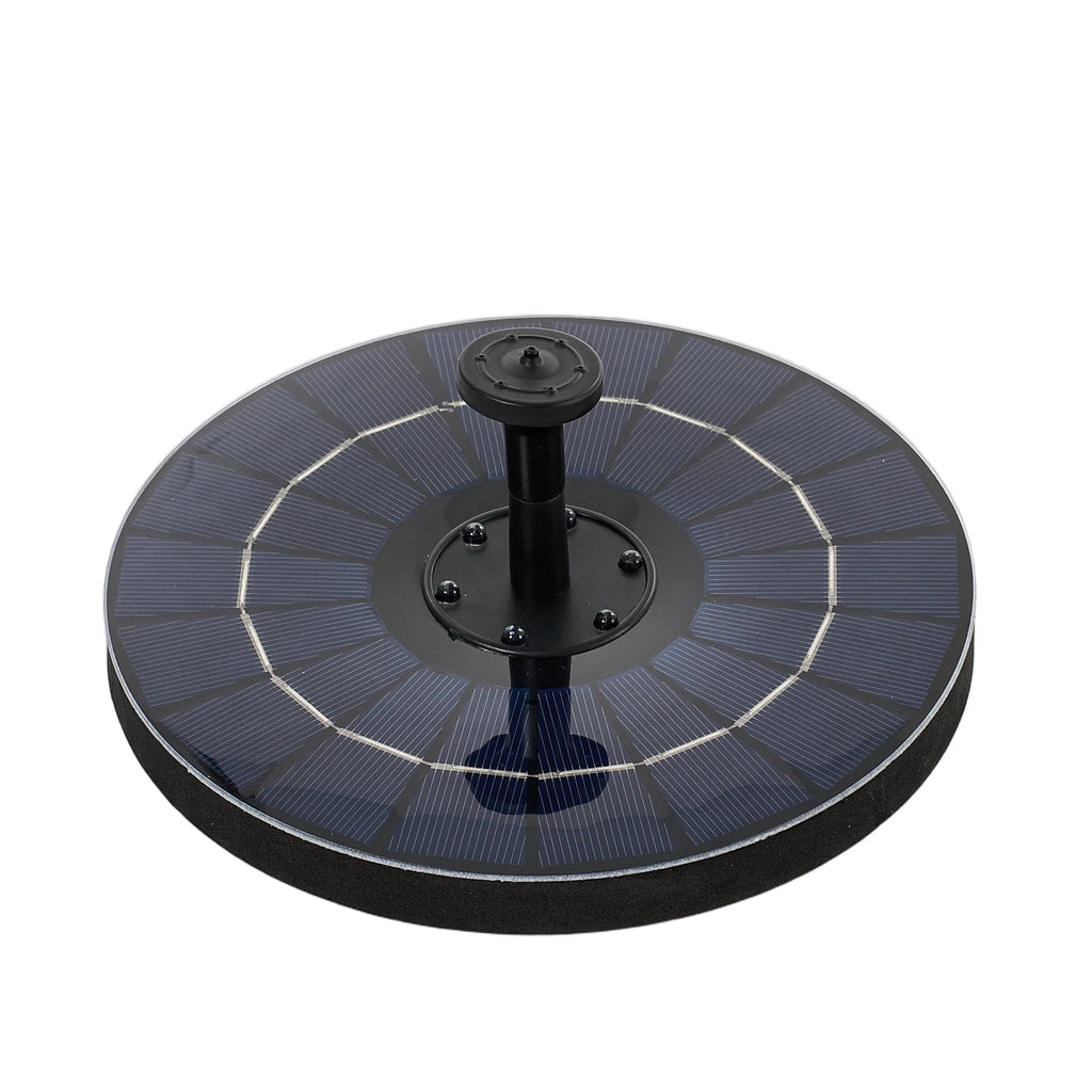 Floating Solar Fountain with Interchangeable Spray Heads