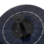 Floating Solar Fountain with Interchangeable Spray Heads